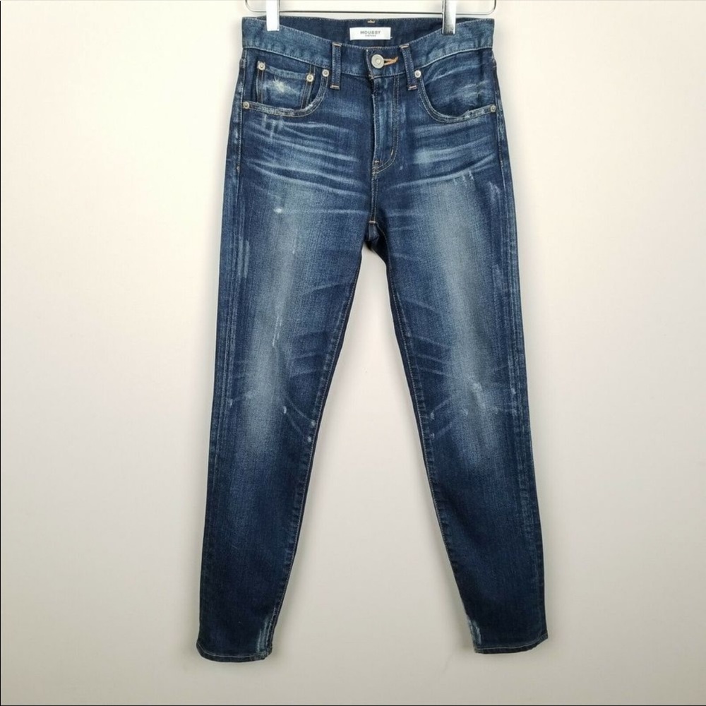 Moussy Vintage Velma Distressed Skinny Jeans